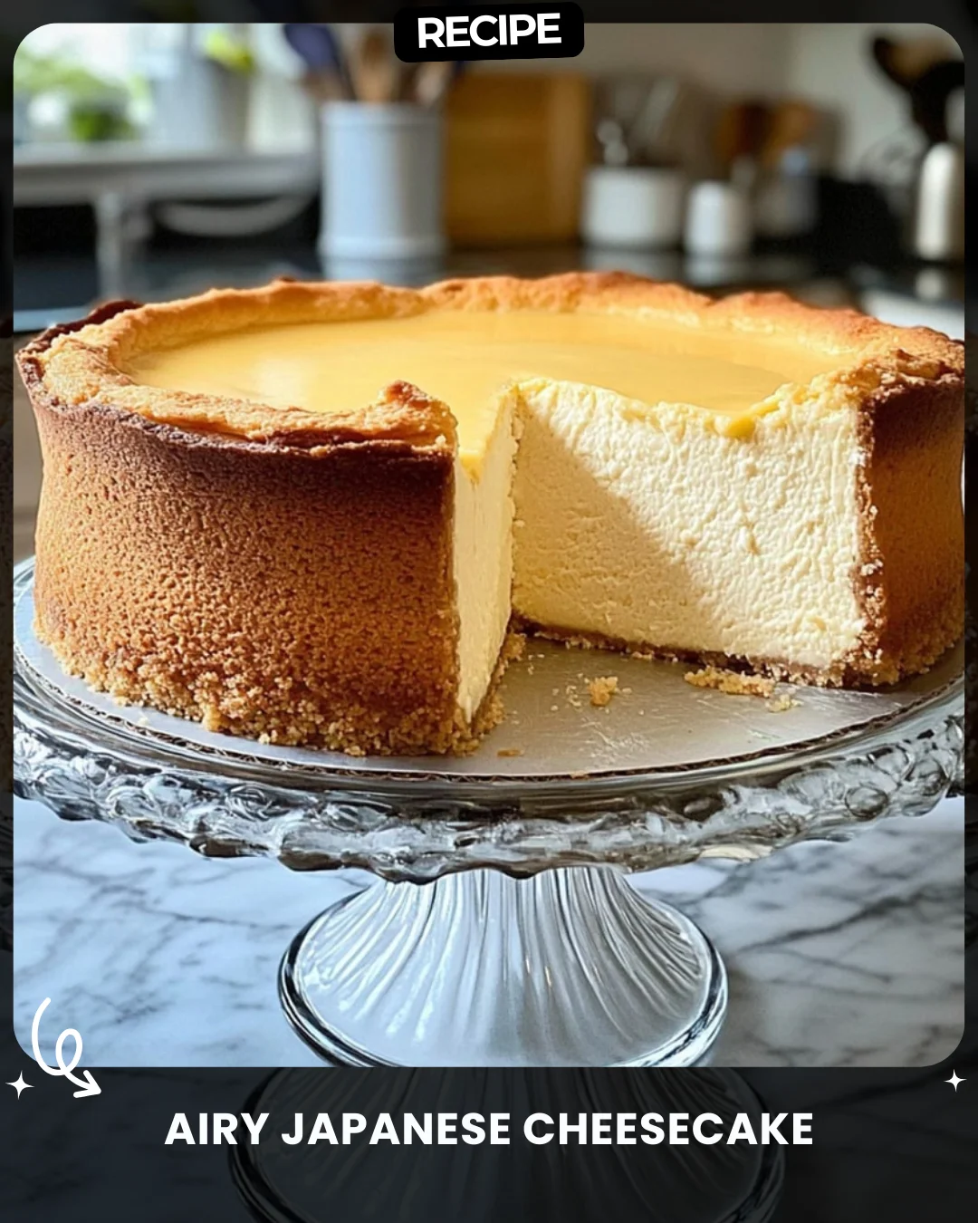 Airy Japanese Cheesecake