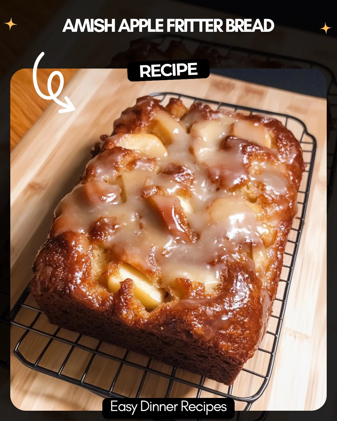 Amish Apple Fritter Bread