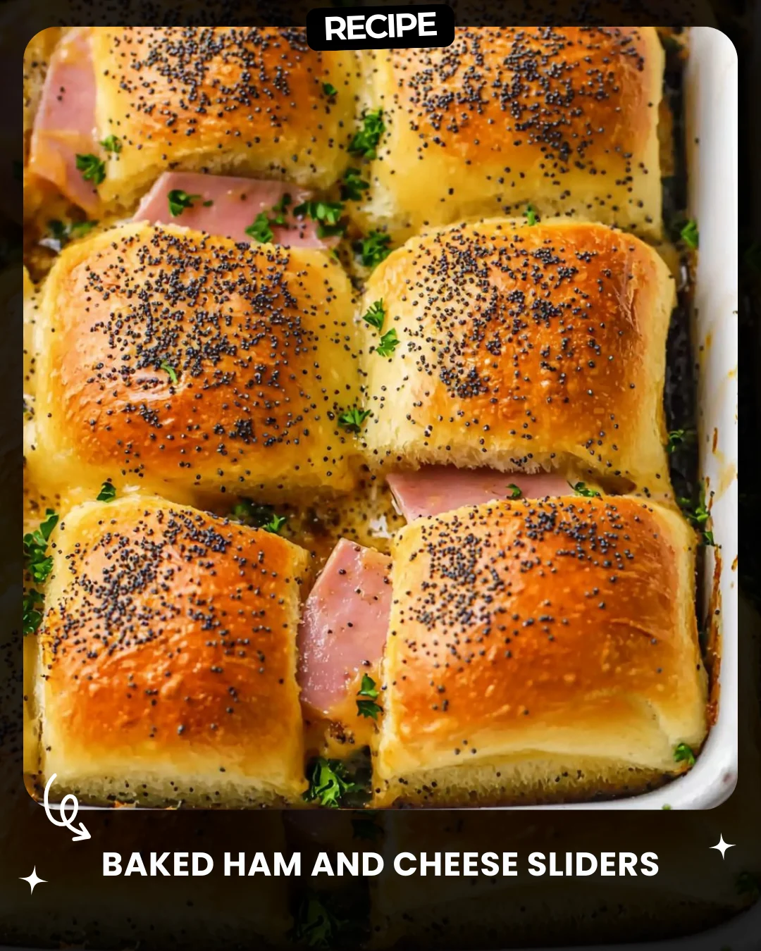 Baked Ham and Cheese Sliders