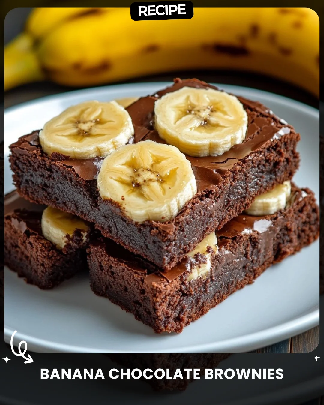 Banana Chocolate Brownies