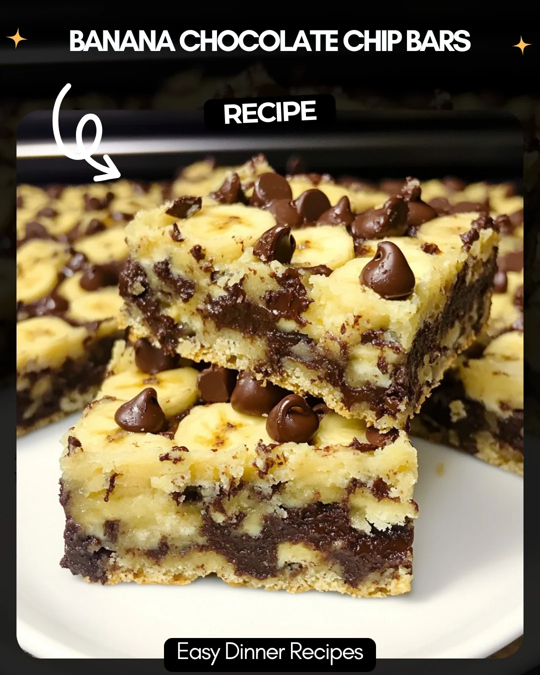 Banana Chocolate Chip Bars