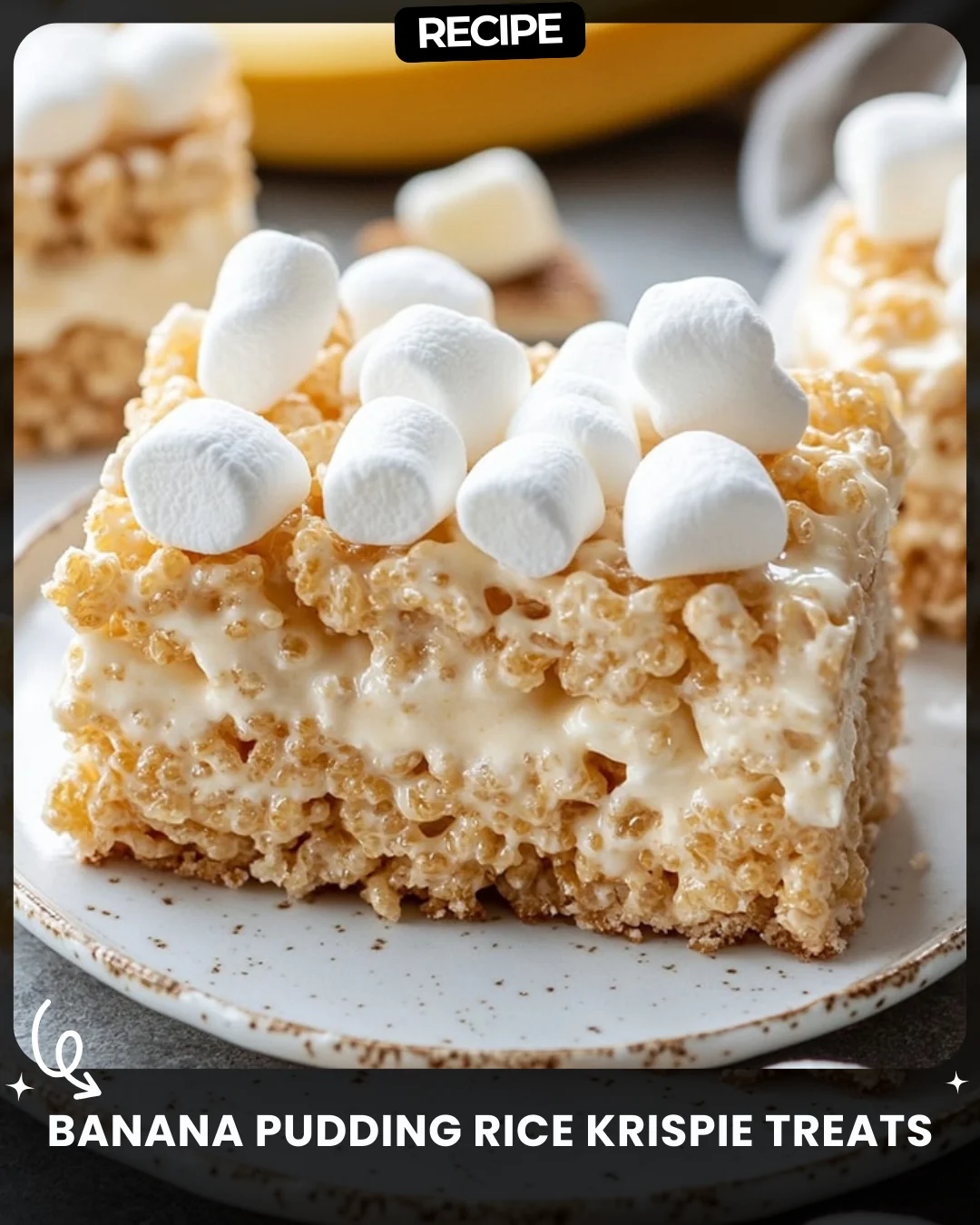 Banana Pudding Rice Krispie Treats