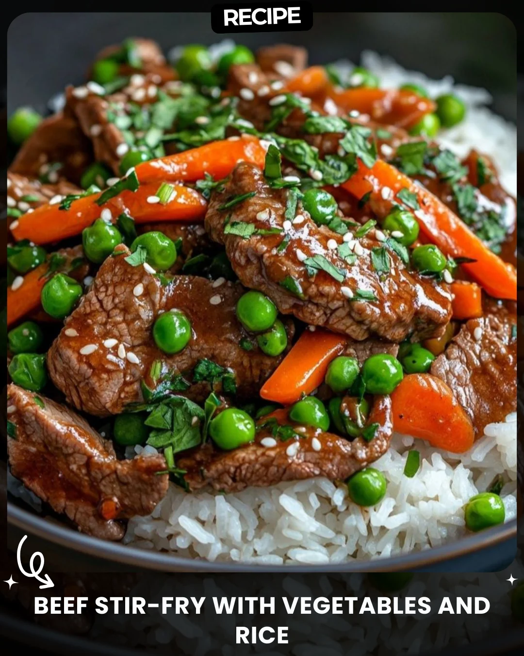 Beef Stir-Fry with Vegetables and Rice