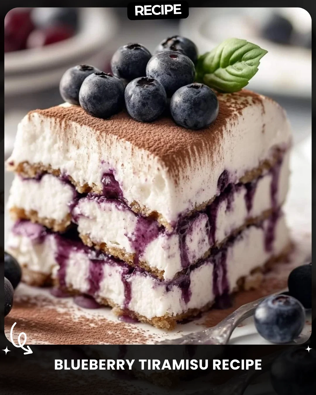 Blueberry Tiramisu Recipe