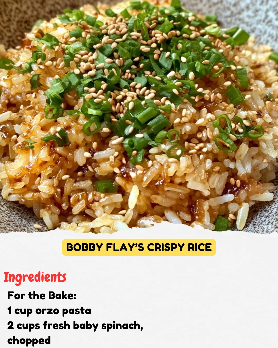 Bobby Flay’s Crispy Rice