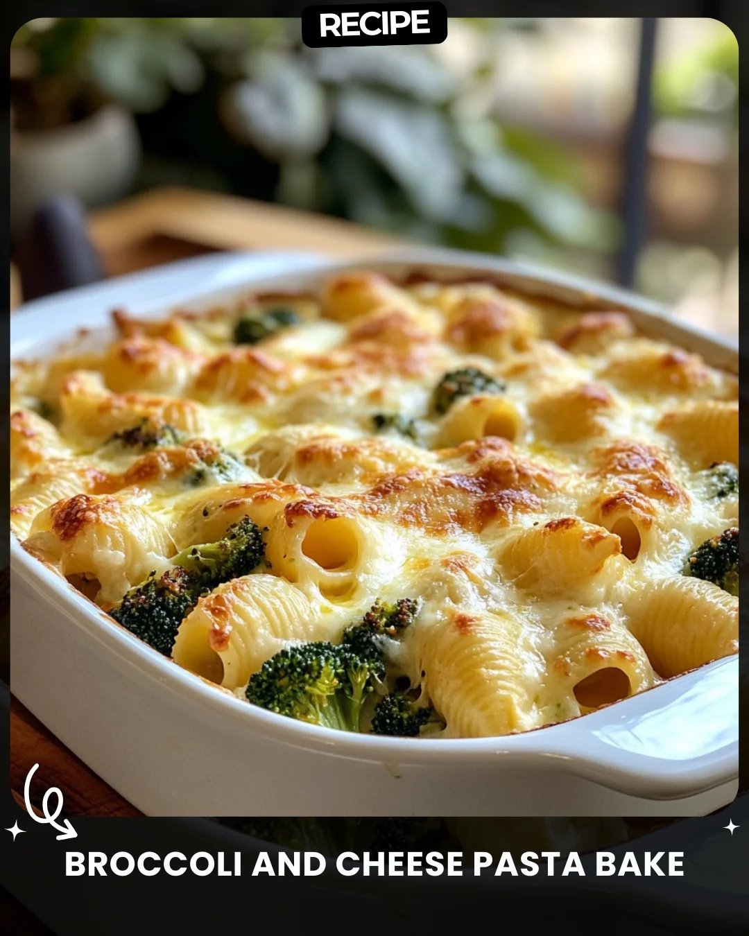 Broccoli and Cheese Pasta Bake