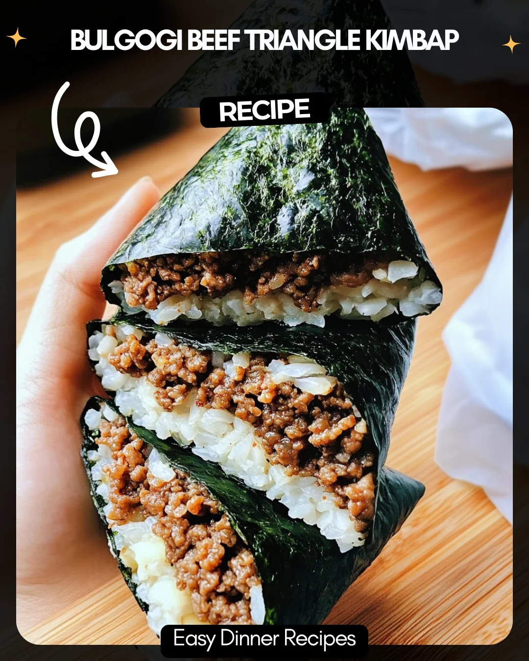 Bulgogi Beef Triangle Kimbap