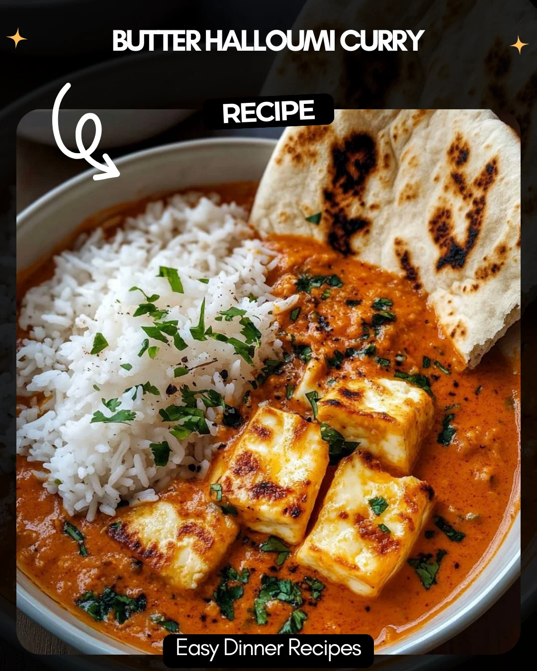 Butter Halloumi Curry