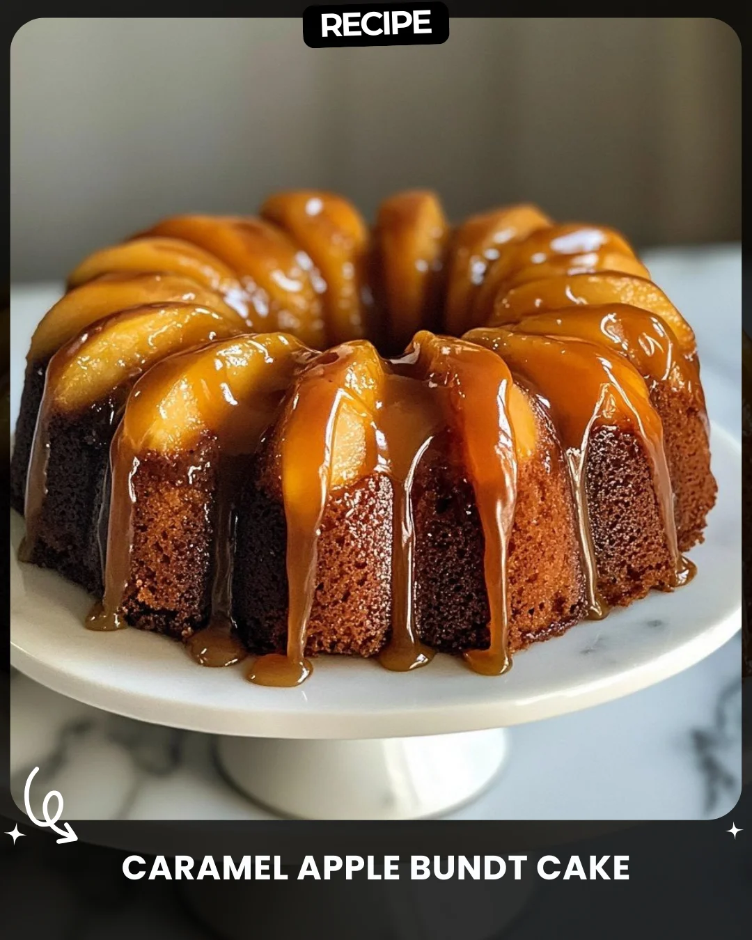 Caramel Apple Bundt Cake