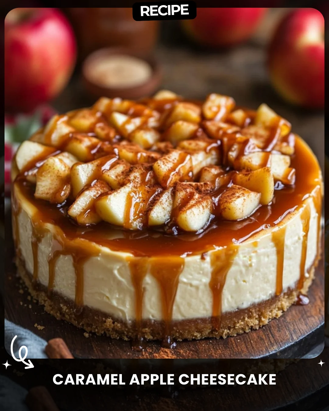 Caramel Apple Cheesecake