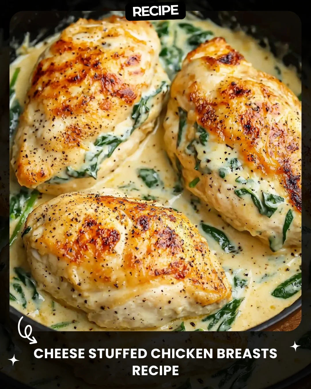 Cheese Stuffed Chicken Breasts Recipe
