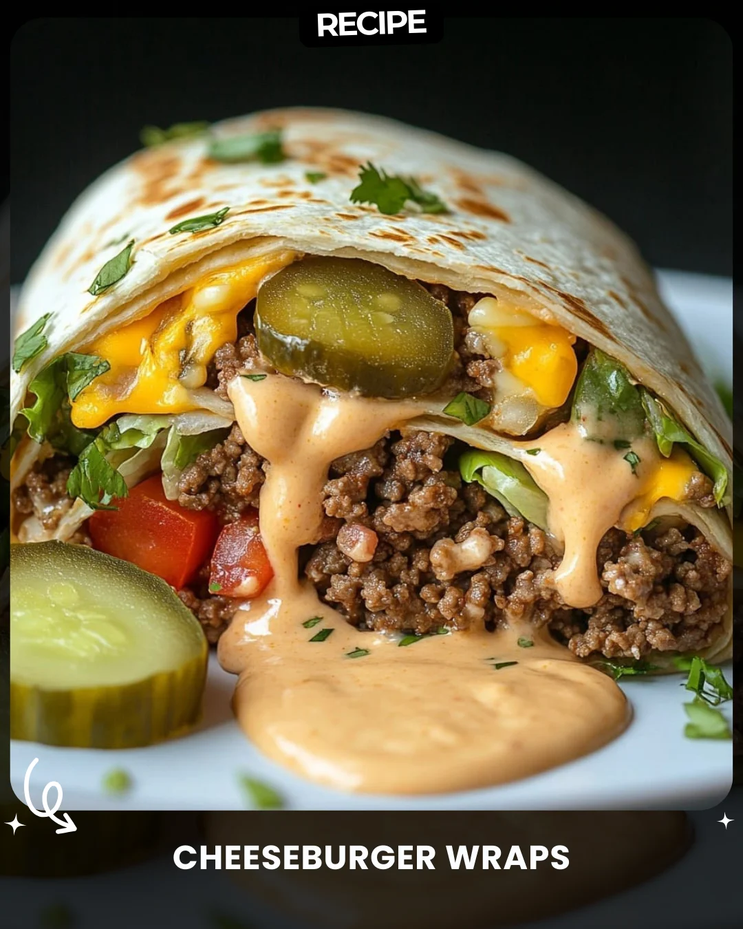 Cheeseburger Wraps