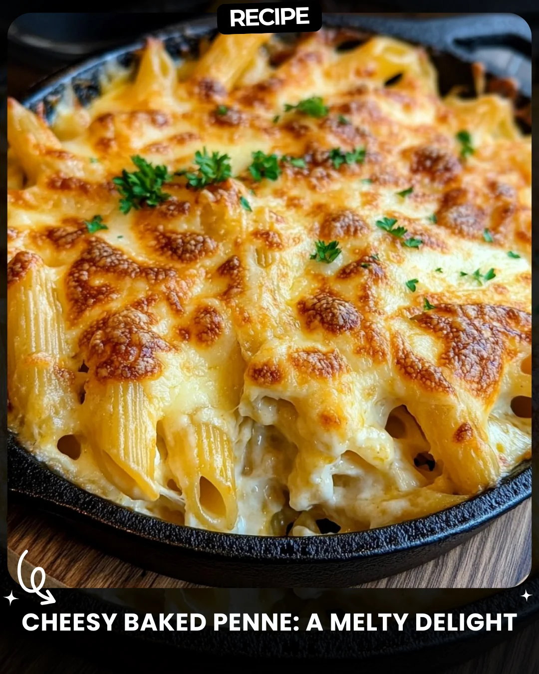 Cheesy Baked Penne: A Melty Delight