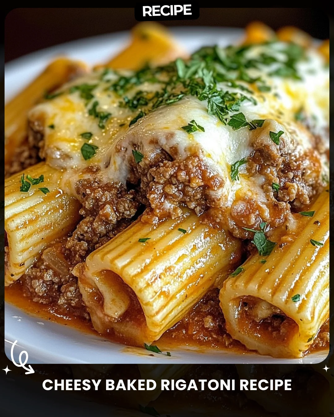 Cheesy Baked Rigatoni Recipe