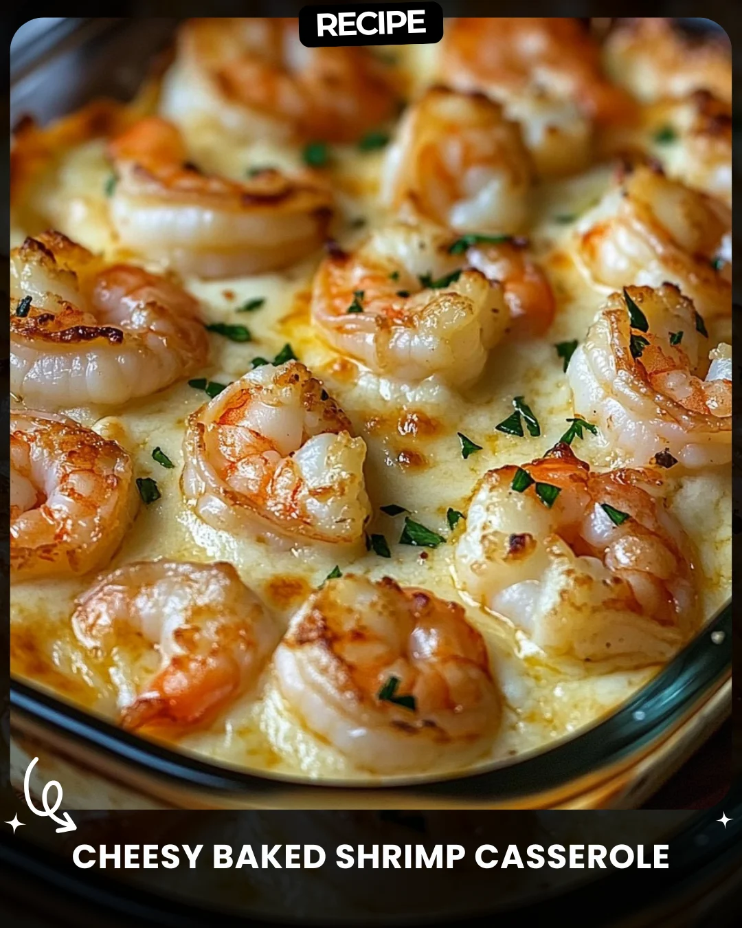 Cheesy Baked Shrimp Casserole
