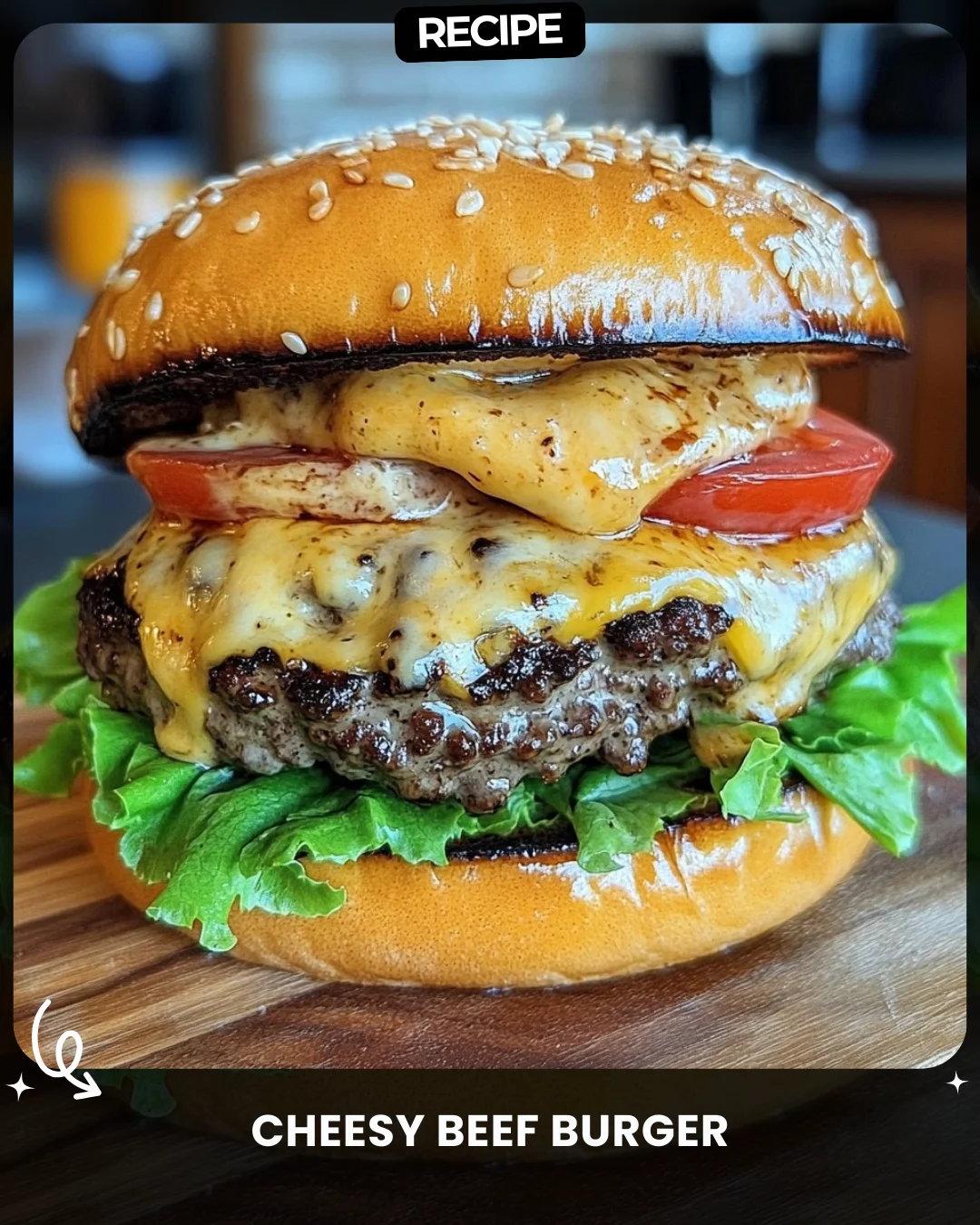 Cheesy Beef Burger