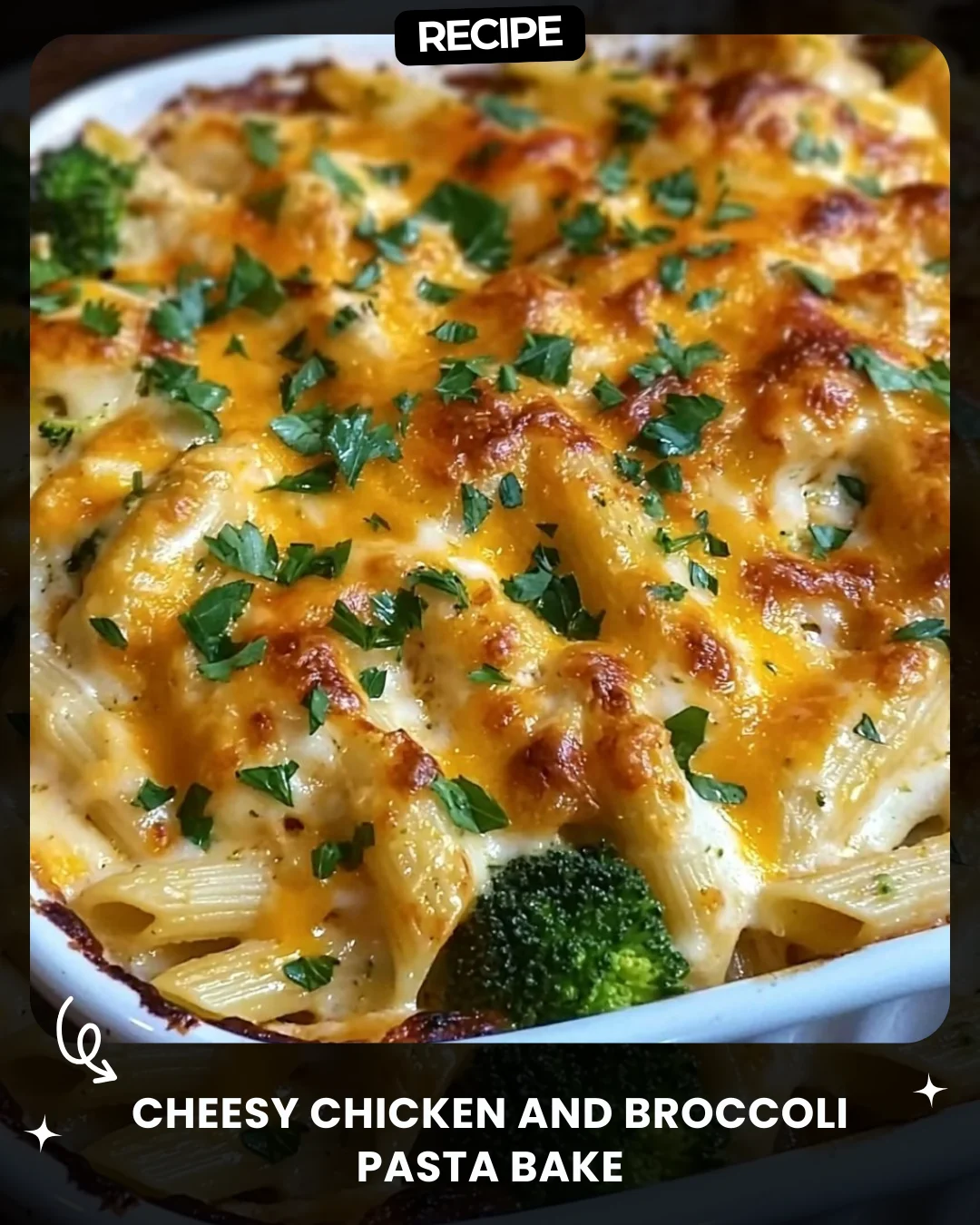 Cheesy Chicken and Broccoli Pasta Bake