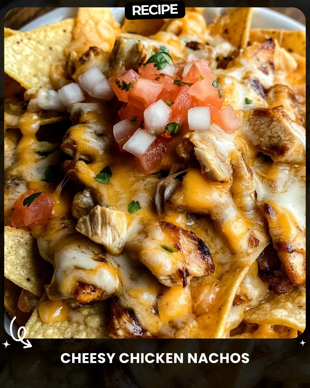 Cheesy Chicken Nachos