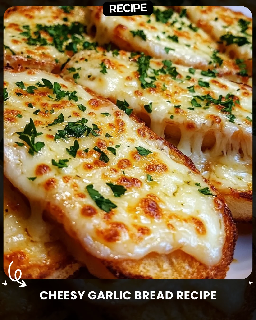 Cheesy Garlic Bread Recipe