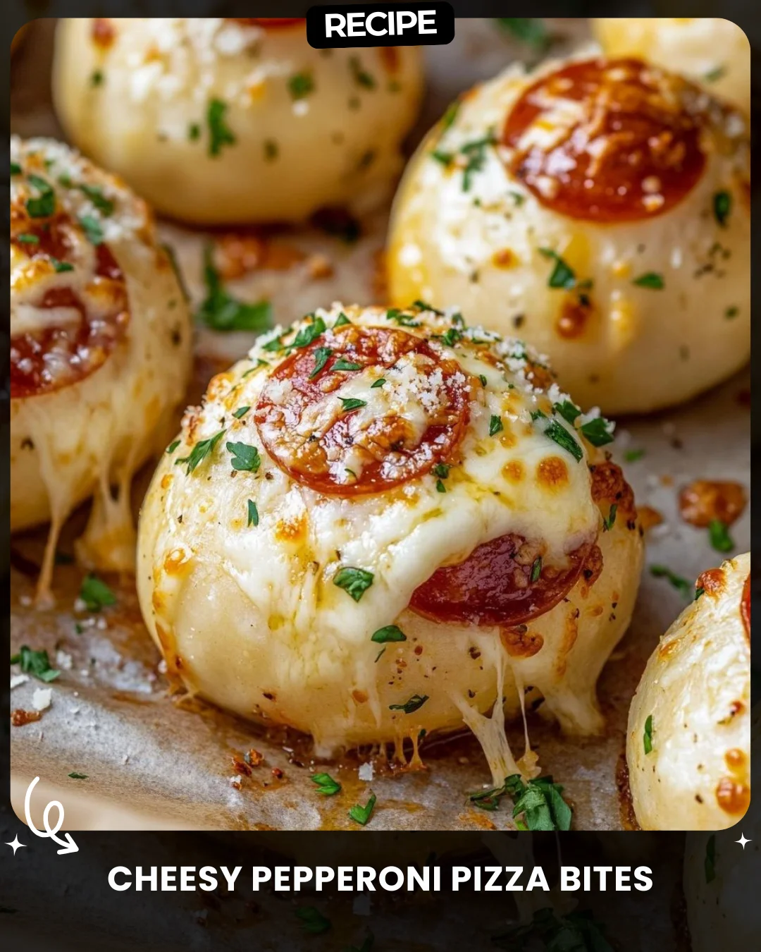 Cheesy Pepperoni Pizza Bites