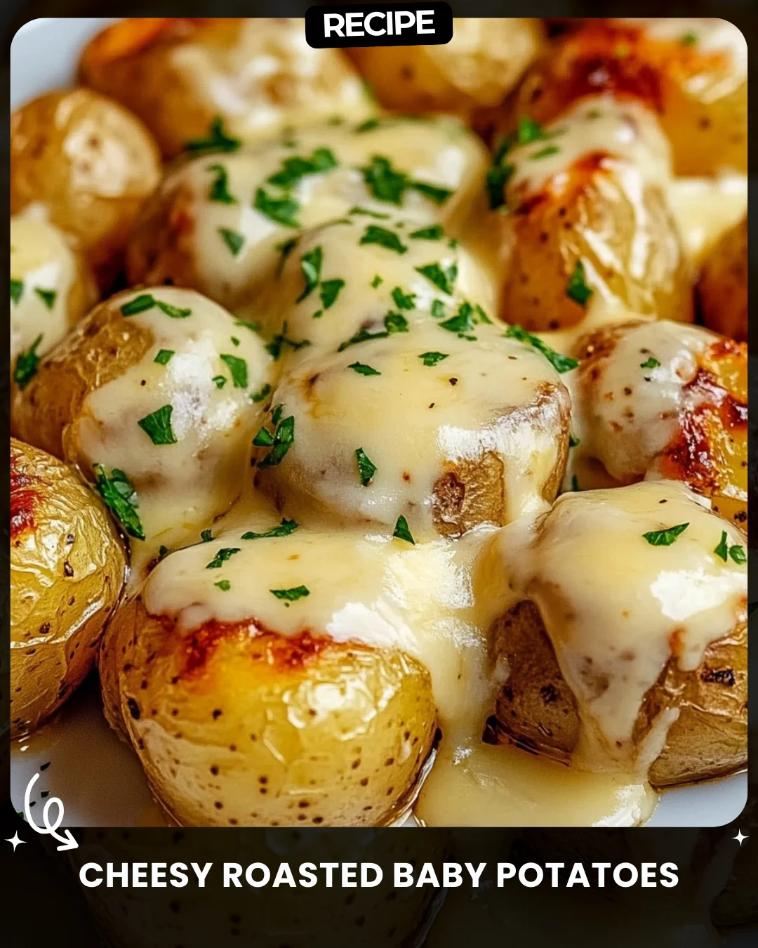 Cheesy Roasted Baby Potatoes
