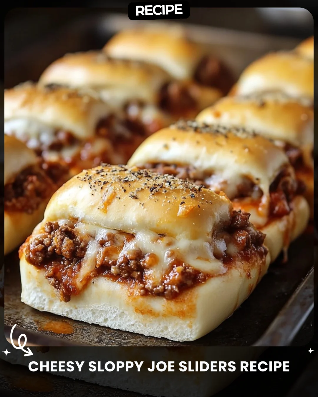 Cheesy Sloppy Joe Sliders Recipe