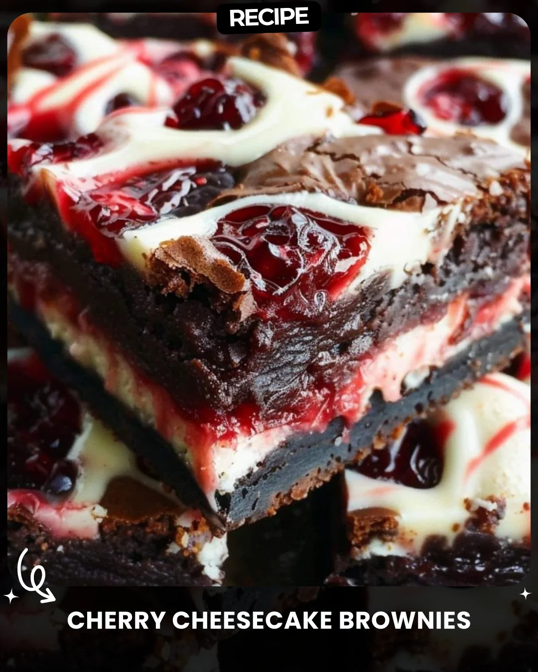 Cherry Cheesecake Brownies