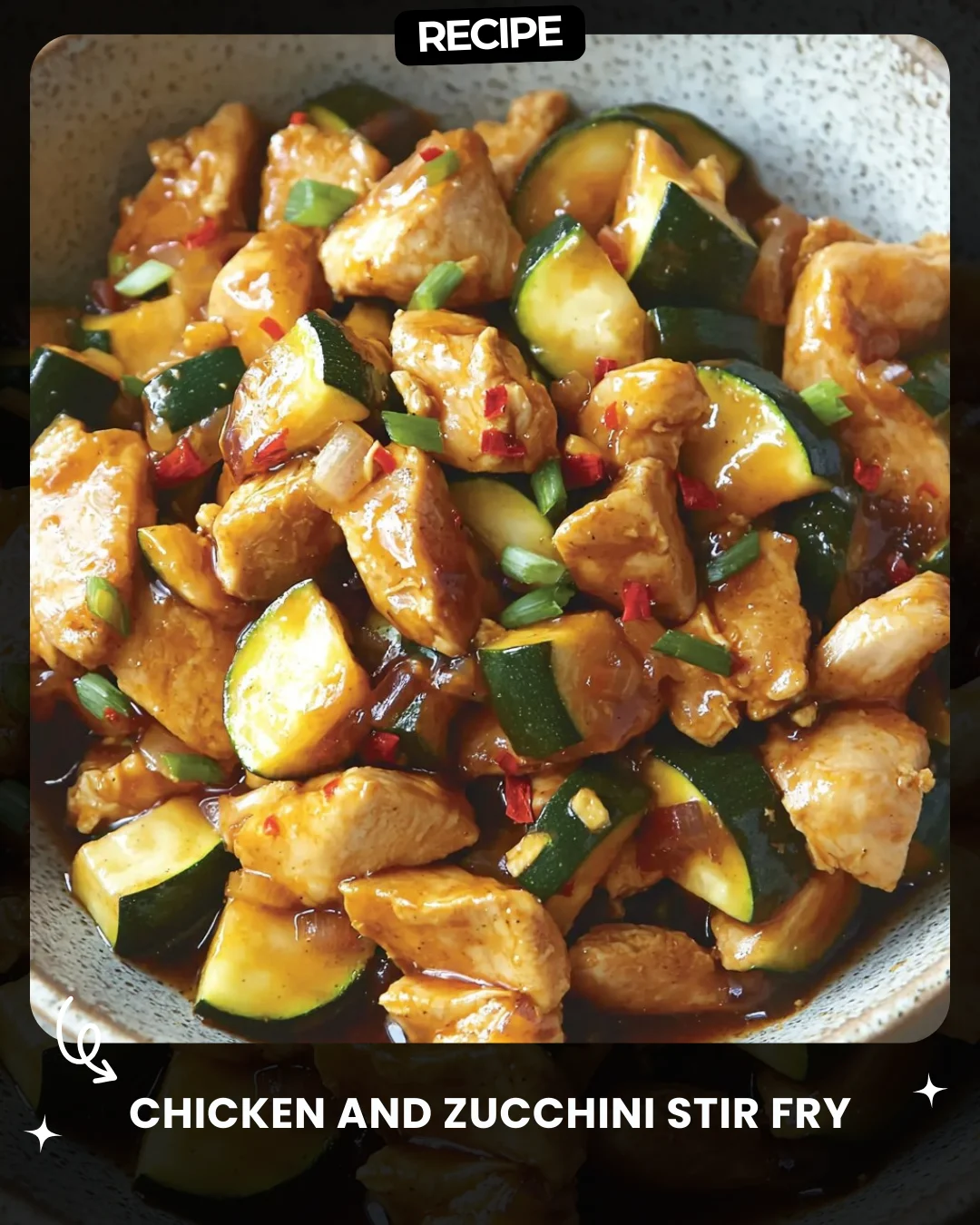 Chicken and Zucchini Stir Fry