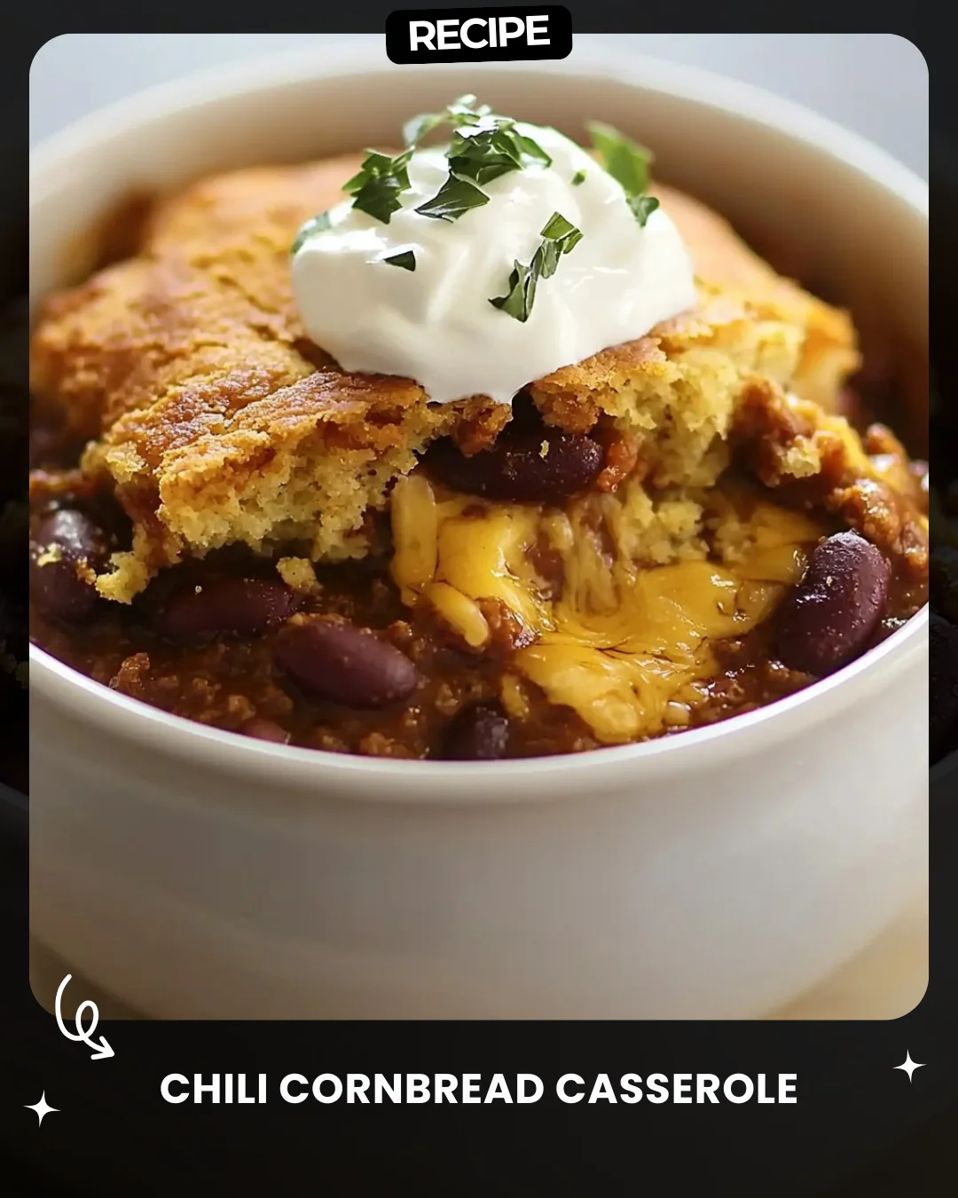 Chili Cornbread Casserole