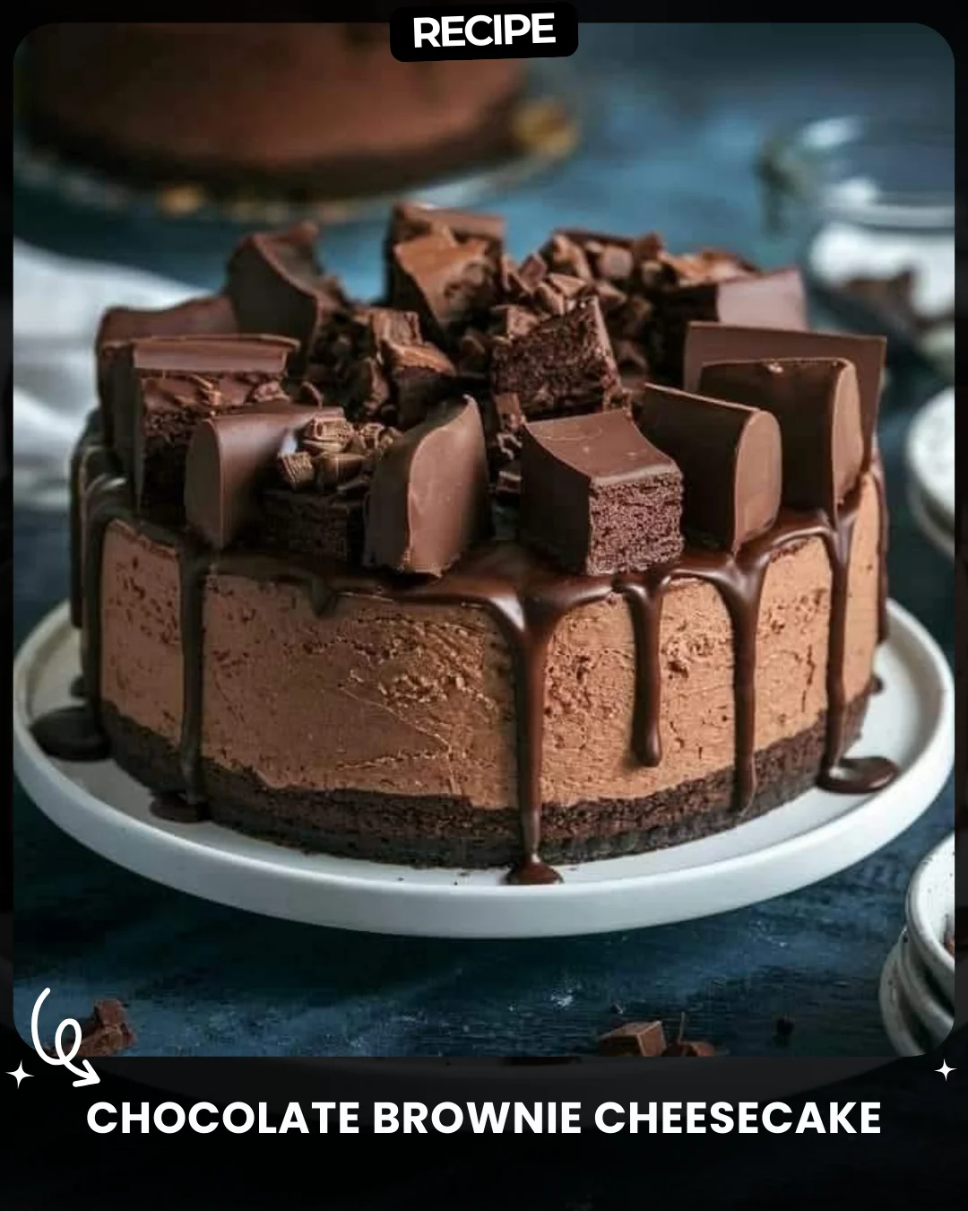 Chocolate Brownie Cheesecake