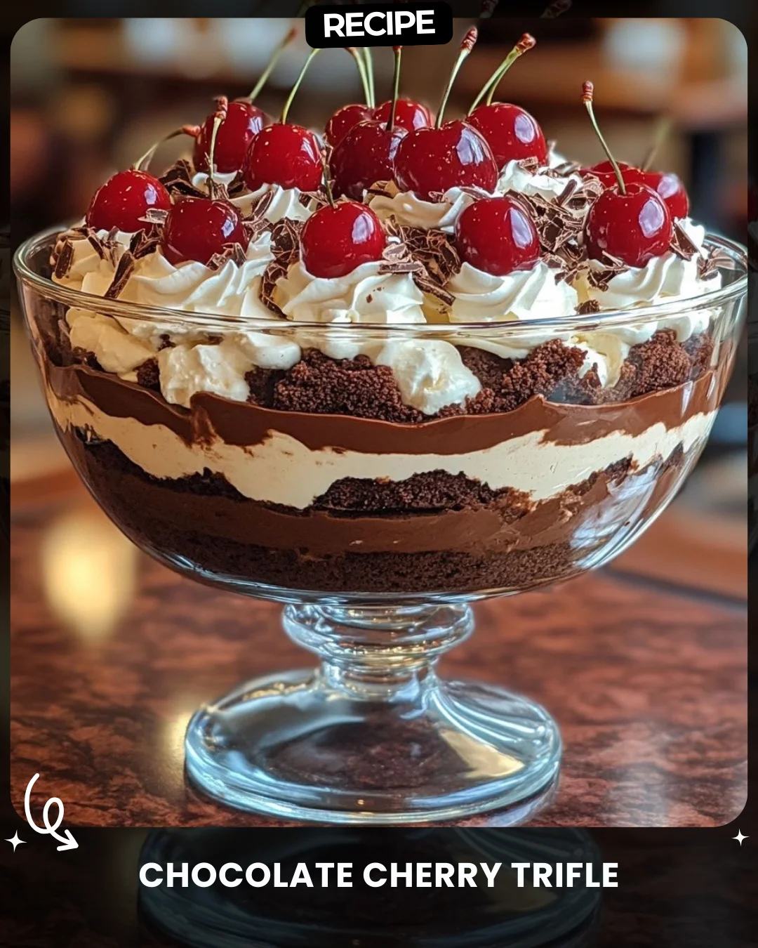 Chocolate Cherry Trifle