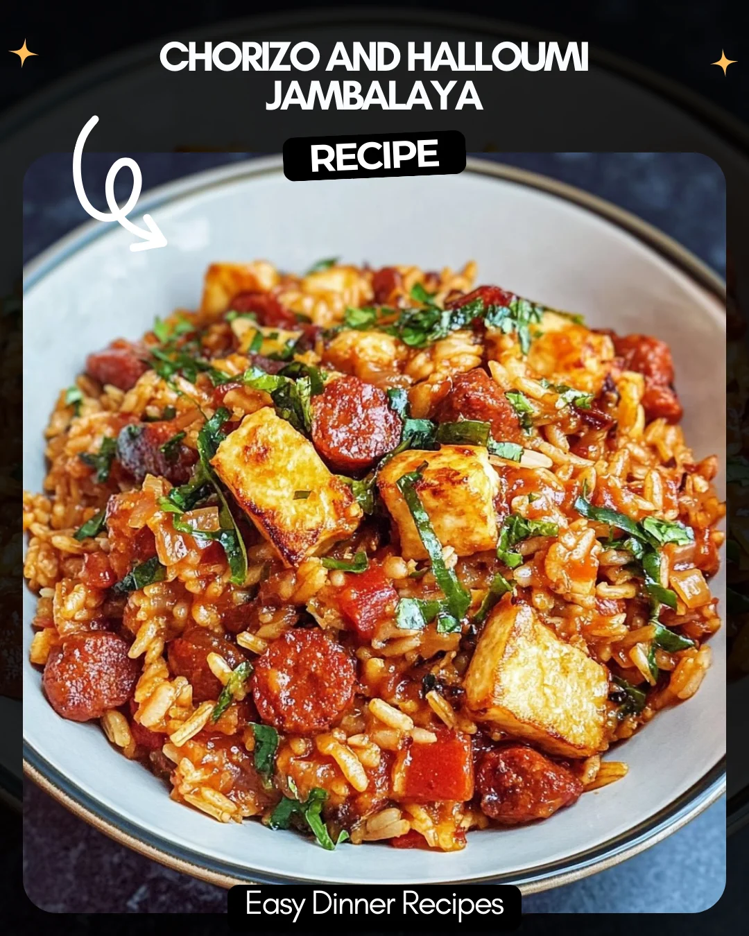 Chorizo and Halloumi Jambalaya