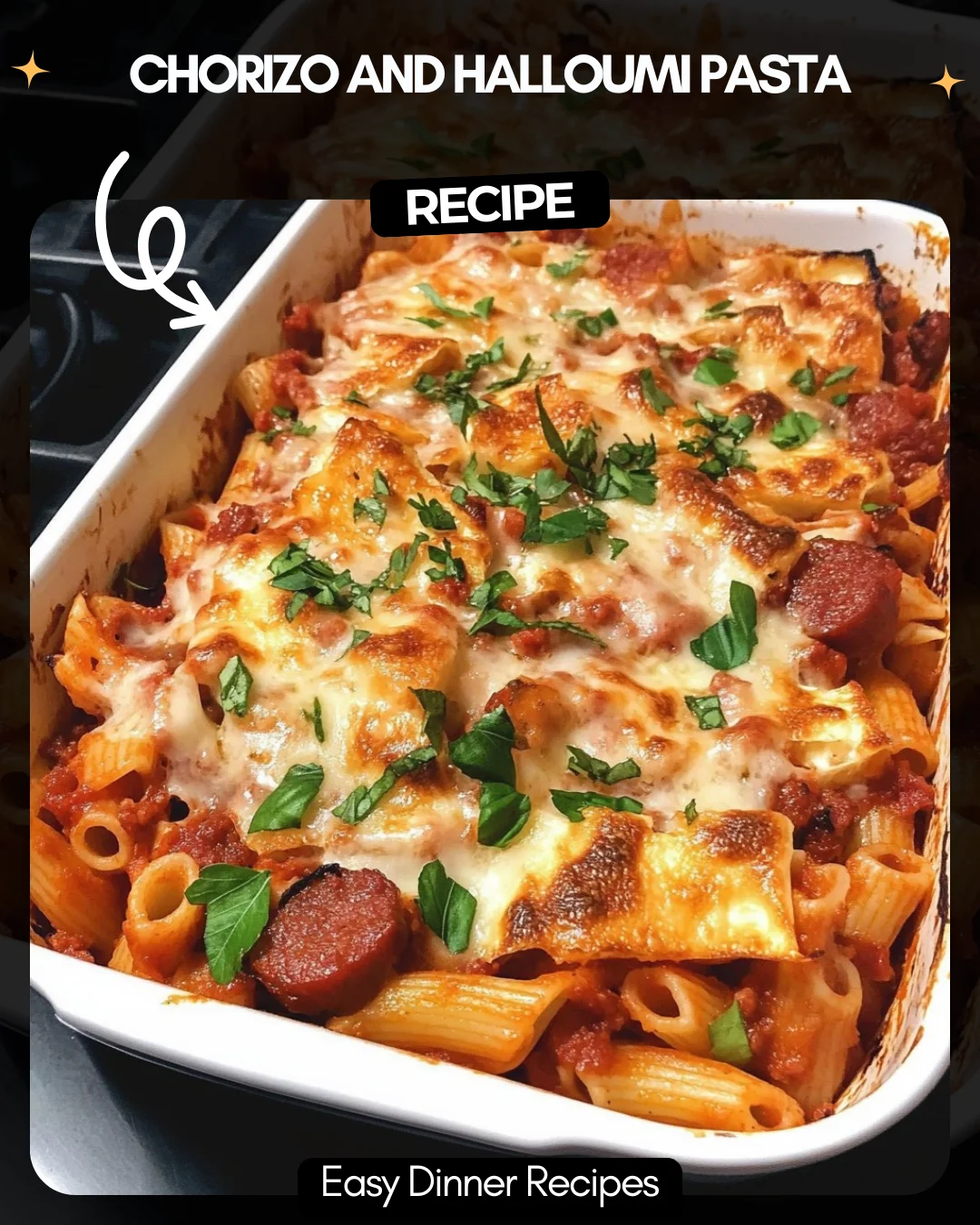 Chorizo and Halloumi Pasta