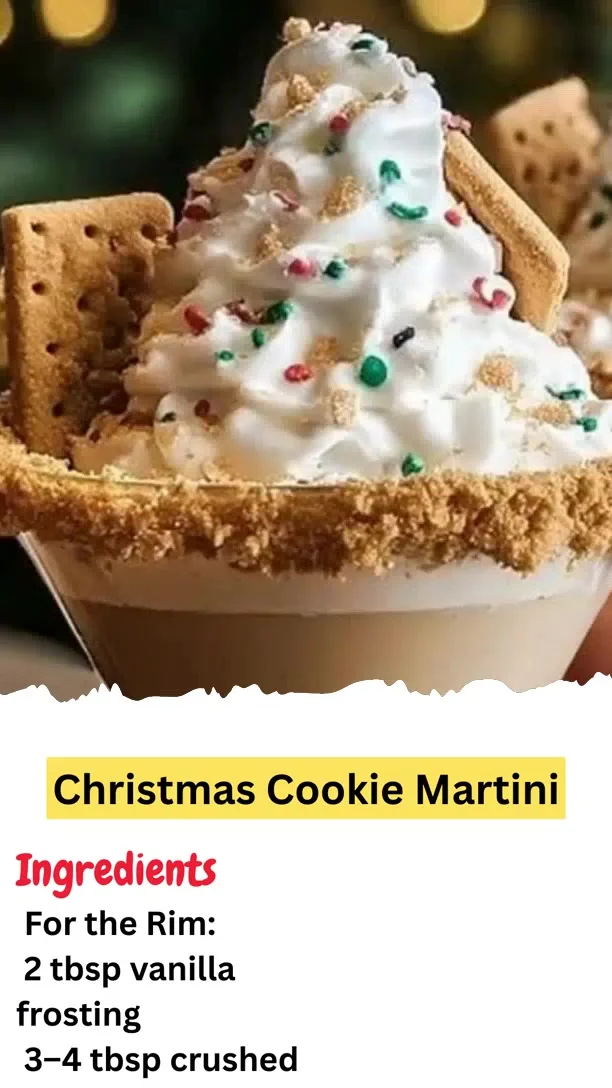 Christmas Cookie Martini