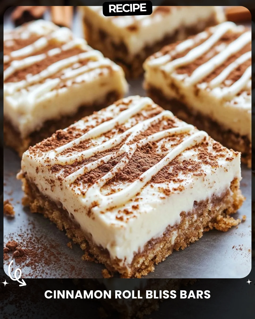 Cinnamon Roll Bliss Bars