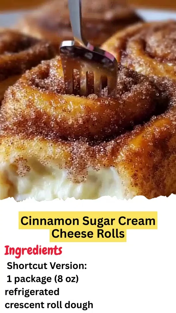Cinnamon Sugar Cream Cheese Rolls
