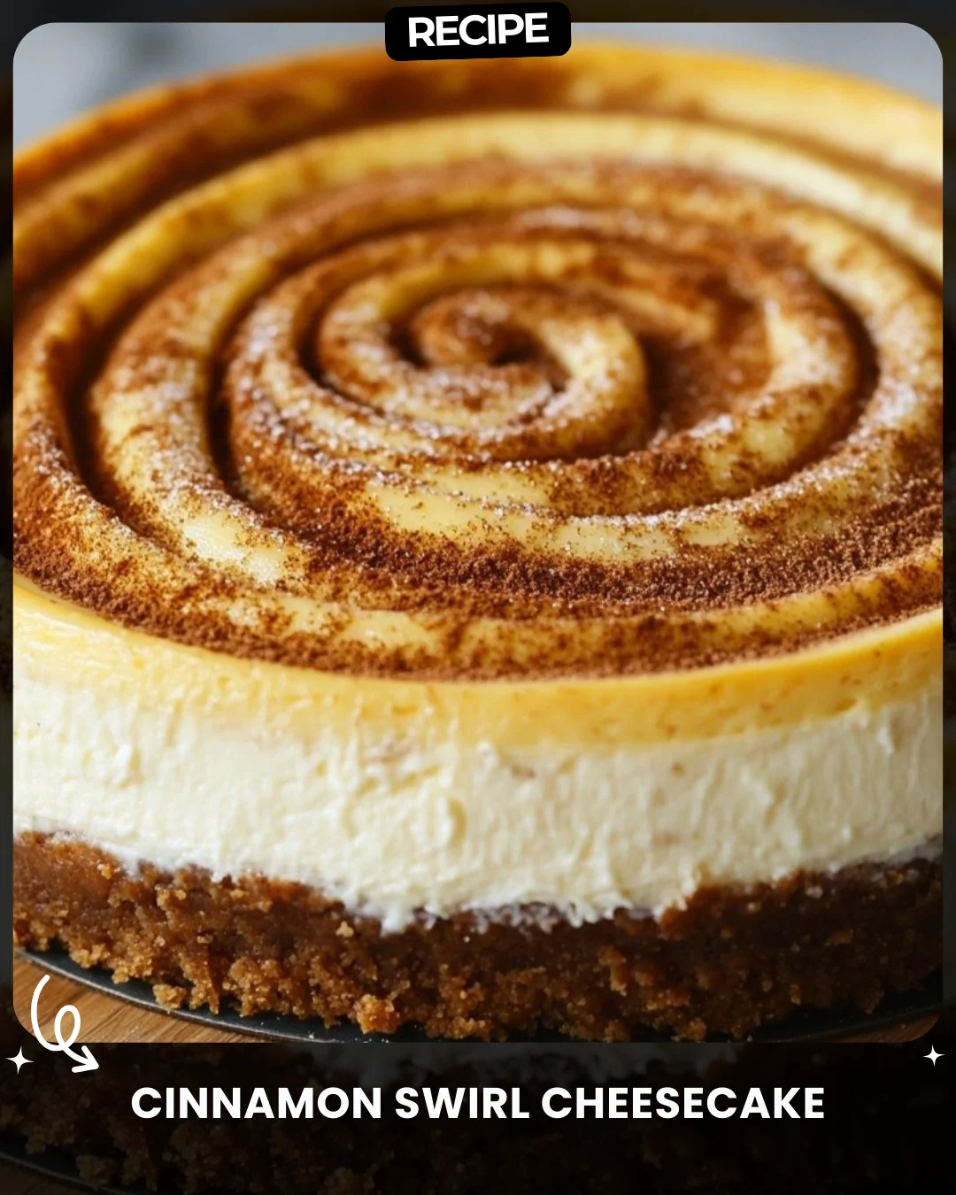 Cinnamon Swirl Cheesecake