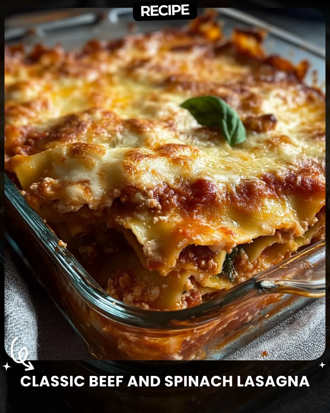 Classic Beef and Spinach Lasagna