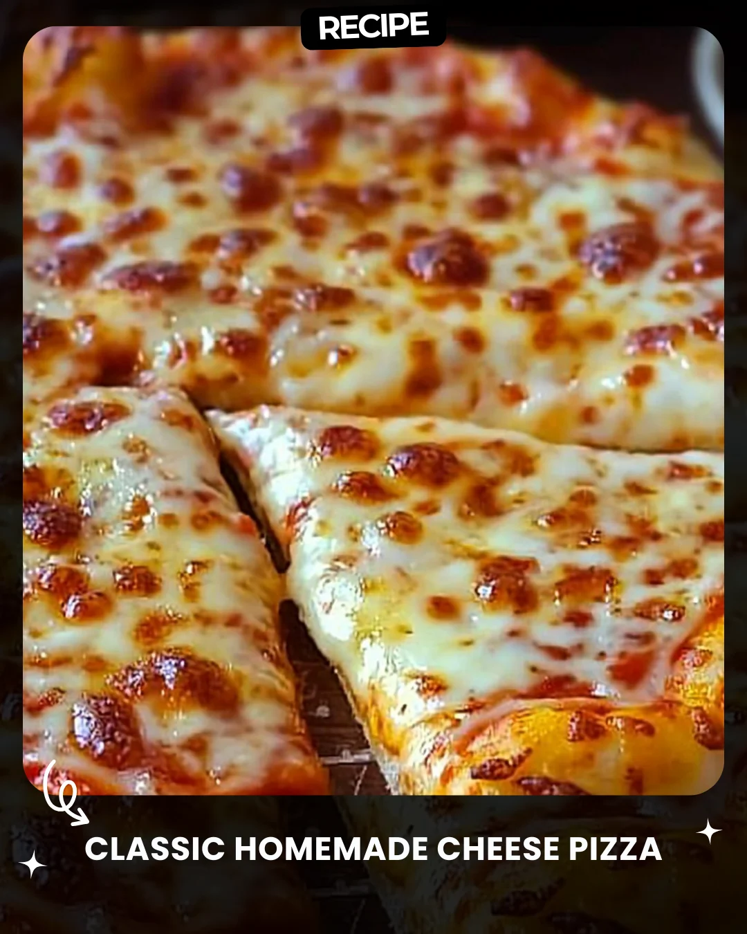 Classic Homemade Cheese Pizza