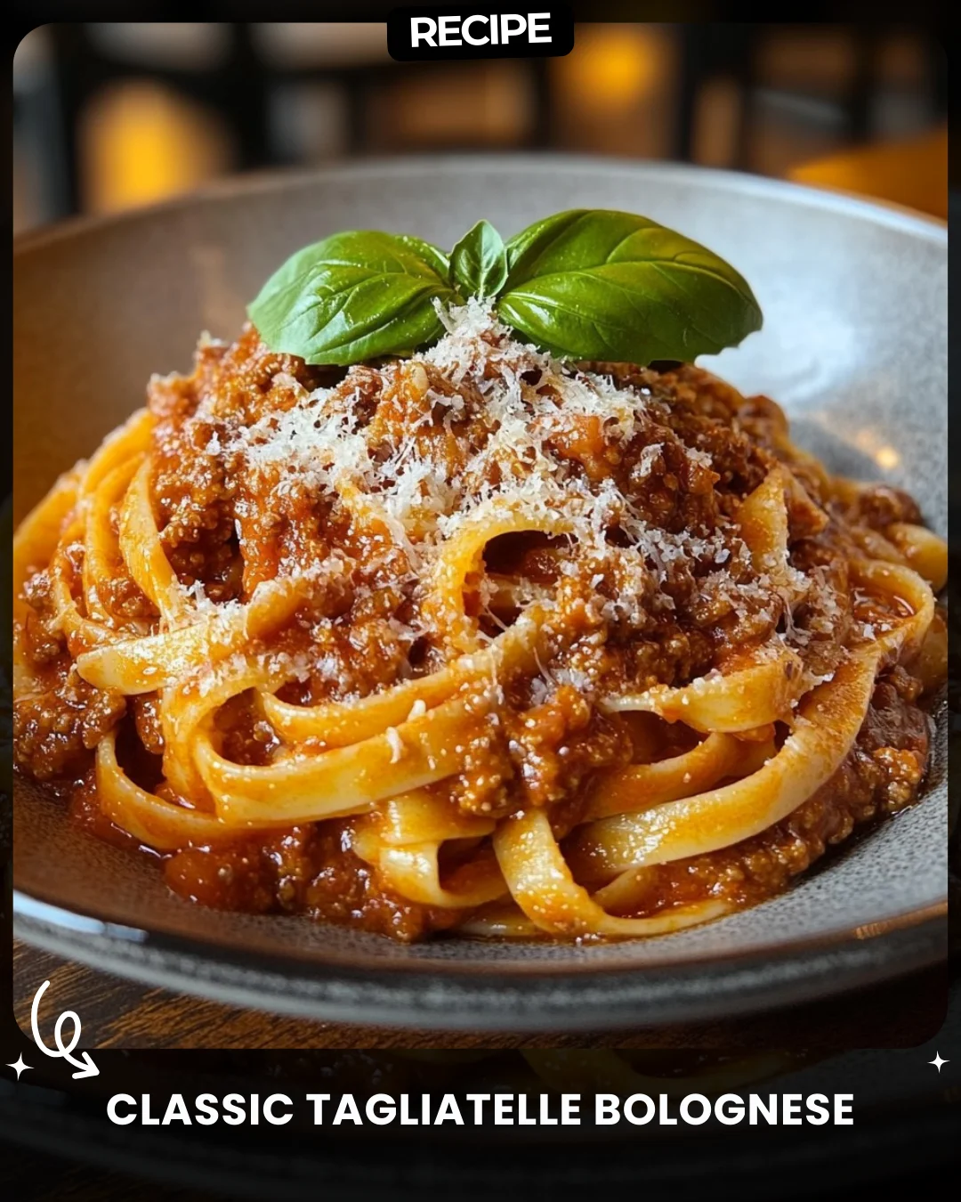 Classic Tagliatelle Bolognese