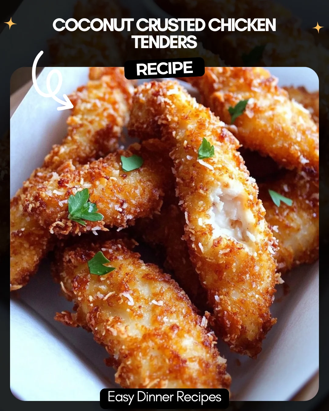 Coconut Crusted Chicken Tenders