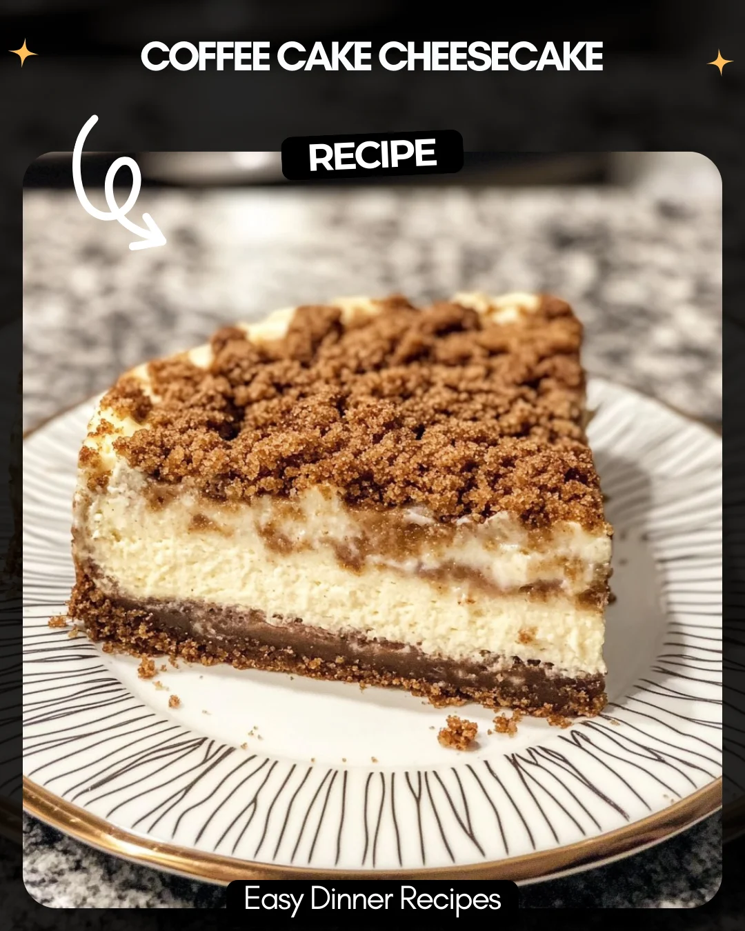 Coffee Cake Cheesecake