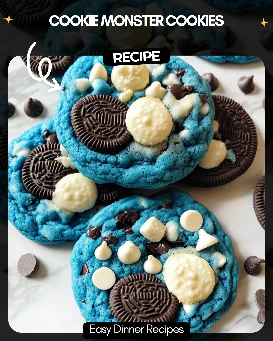 Cookie Monster Cookies