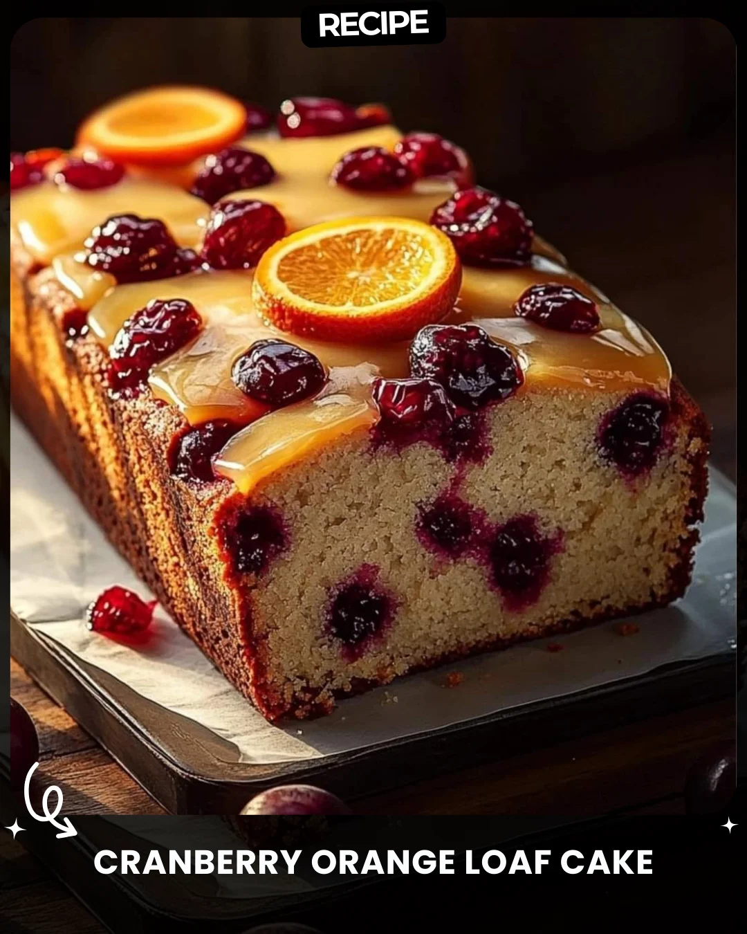 Cranberry Orange Loaf Cake