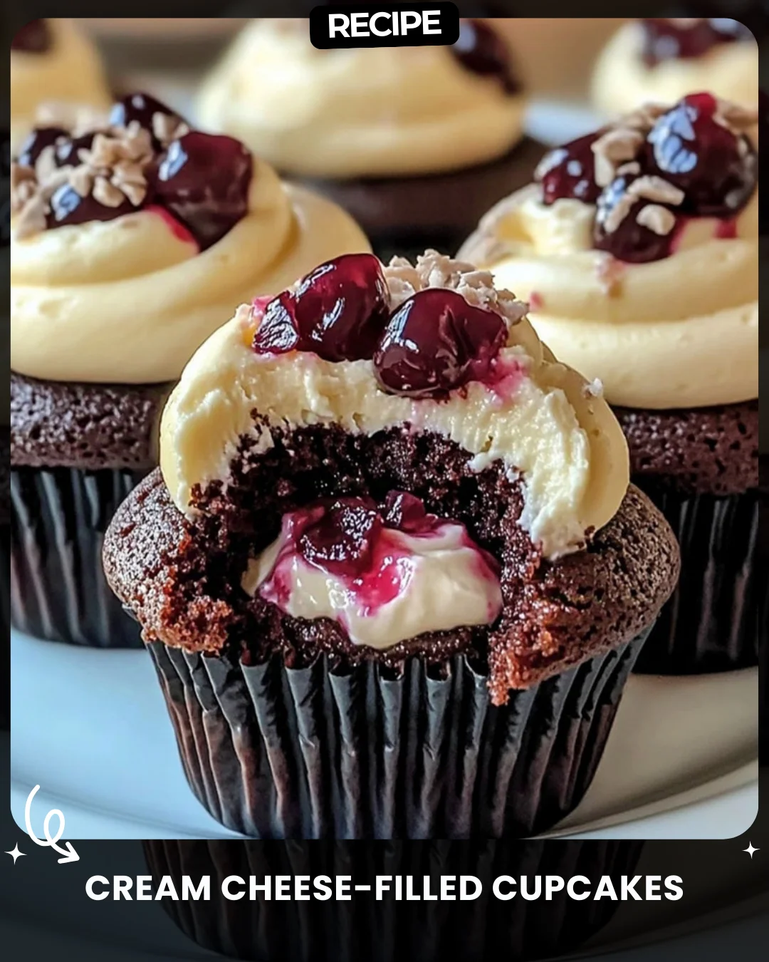 Cream Cheese-Filled Cupcakes