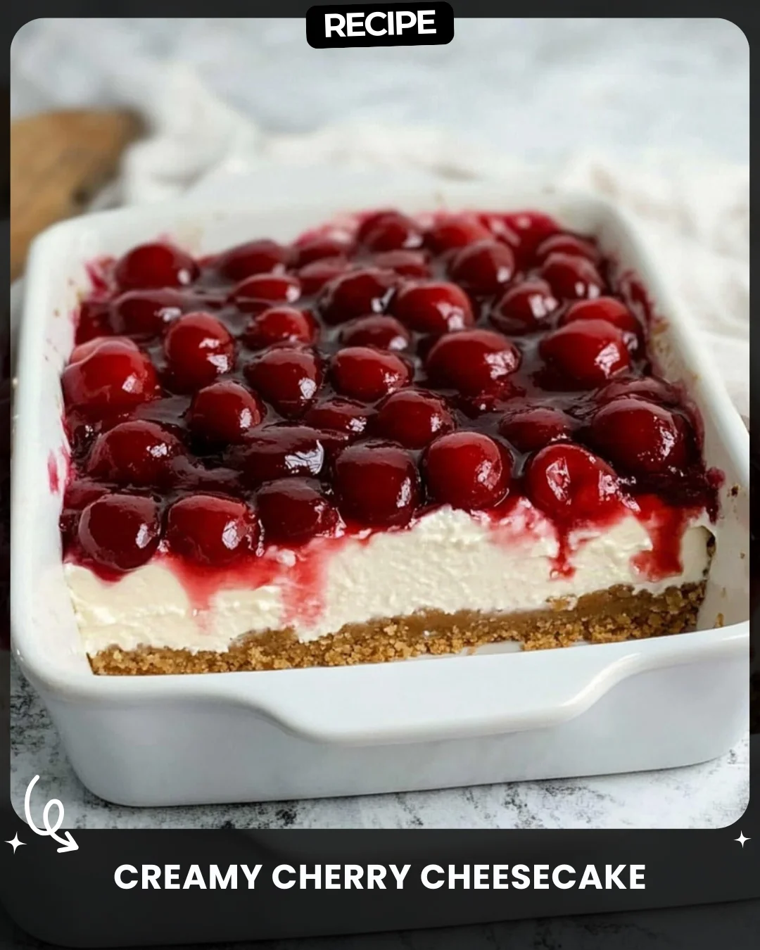 Creamy Cherry Cheesecake