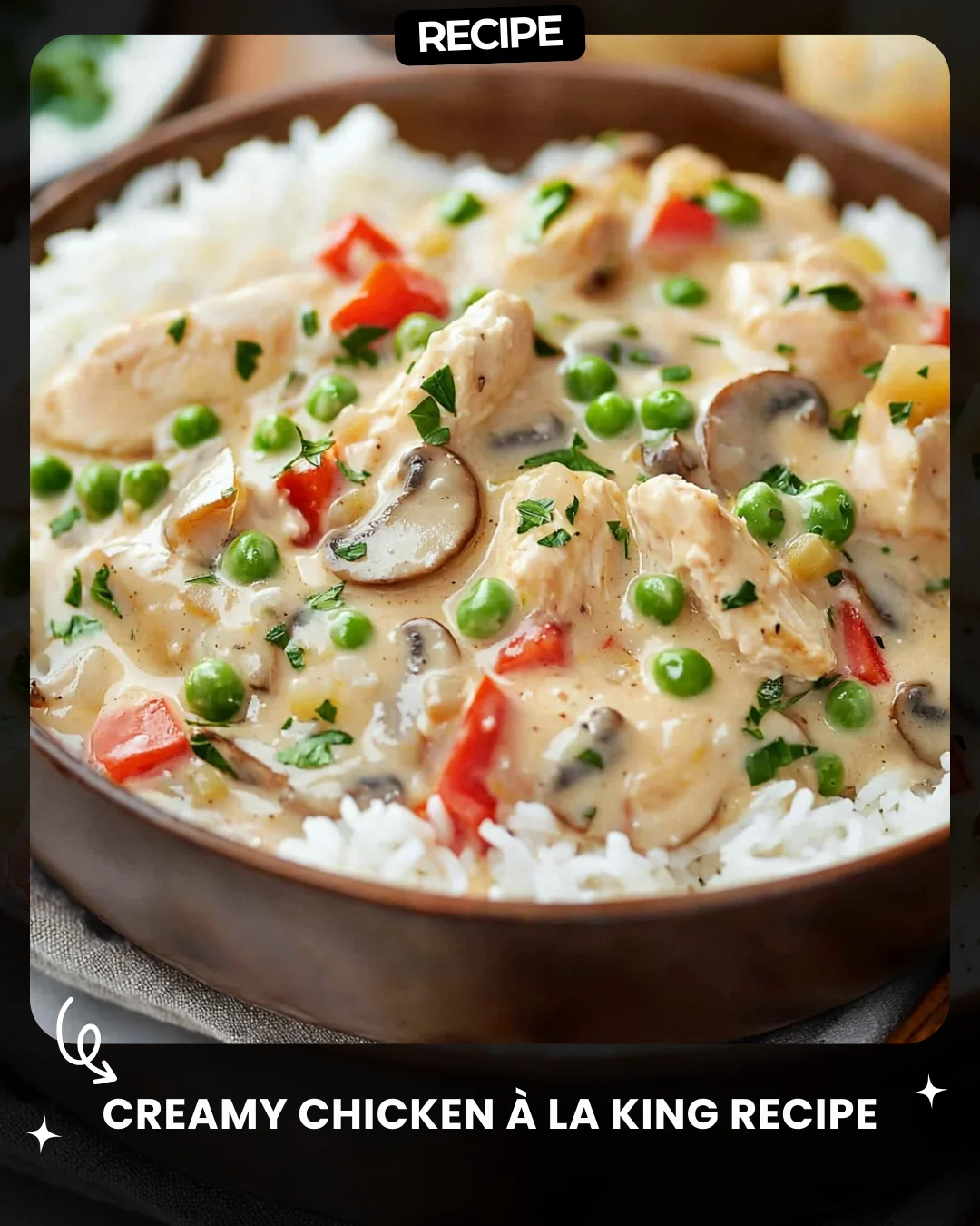 Creamy Chicken à la King Recipe