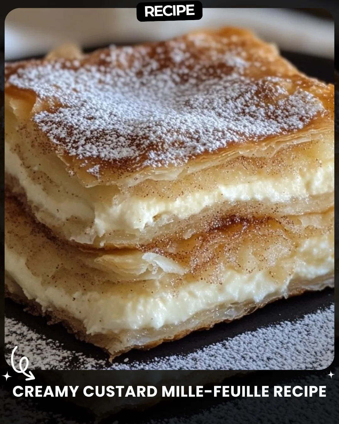 Creamy Custard Mille-Feuille Recipe