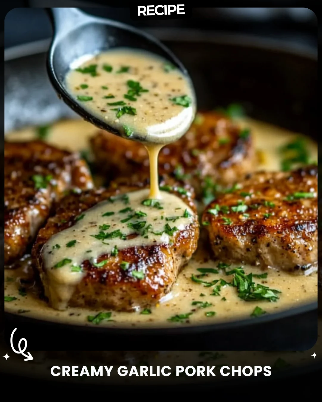 Creamy Garlic Pork Chops