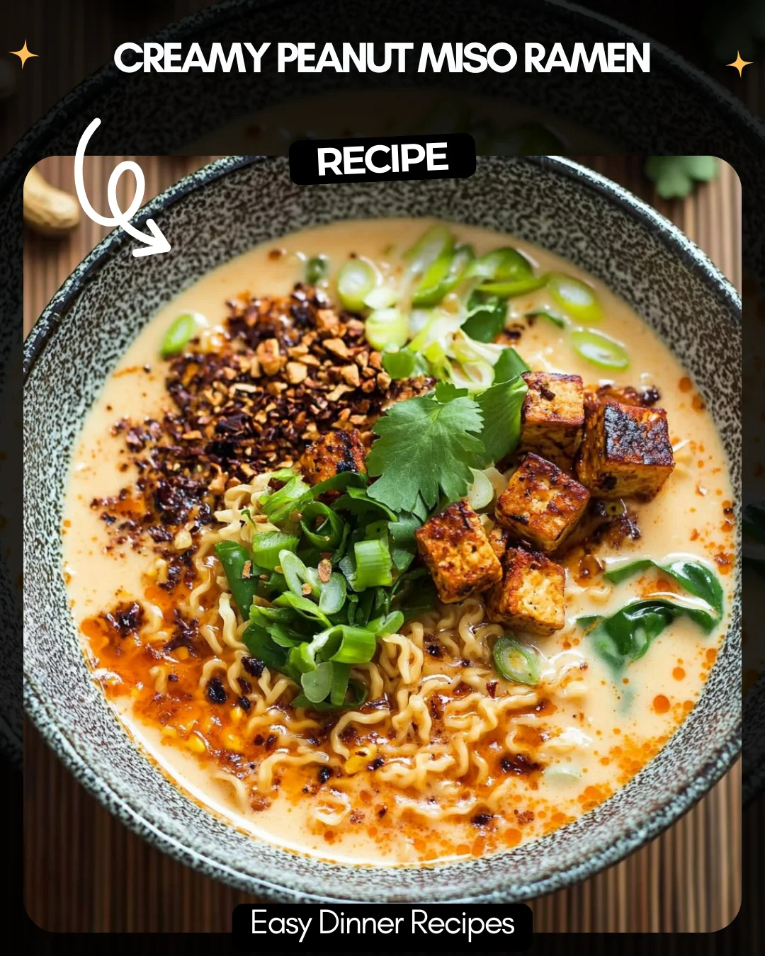 Creamy Peanut Miso Ramen